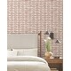 preview thumbnail 3 of 5, York Wallcoverings Modernist Motif Terracotta Wallpaper