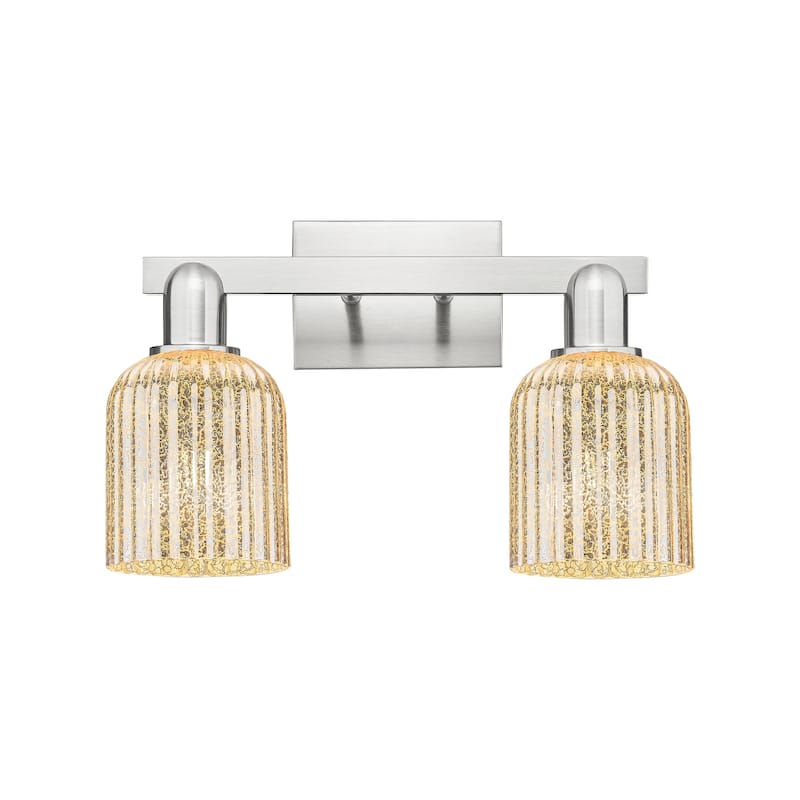 Innovations Lighting Downtown Urban - Bridal Veil - 2 Light 16" Bath Vanity Ligh