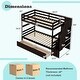 preview thumbnail 7 of 29, Multi-Functional Twin Over Twin Bunk Bed with Stairs and Storage Drawers
