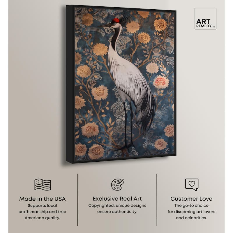 Botanical Bird II Canvas by Art Remedy