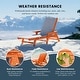 preview thumbnail 7 of 11, Laguna Hdpe All Weather Outdoor Patio Pool Reclining Chaise Lounge (Set Of 2)