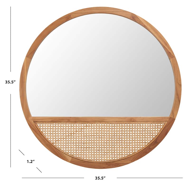 SAFAVIEH Derby 36" Mirror - 36" W x 1" D x 36" H