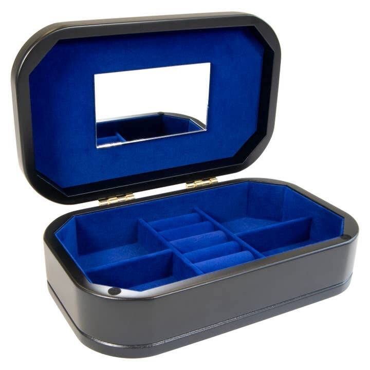 Mele and Co Morgan Wooden Jewelry Box in Black - N/A