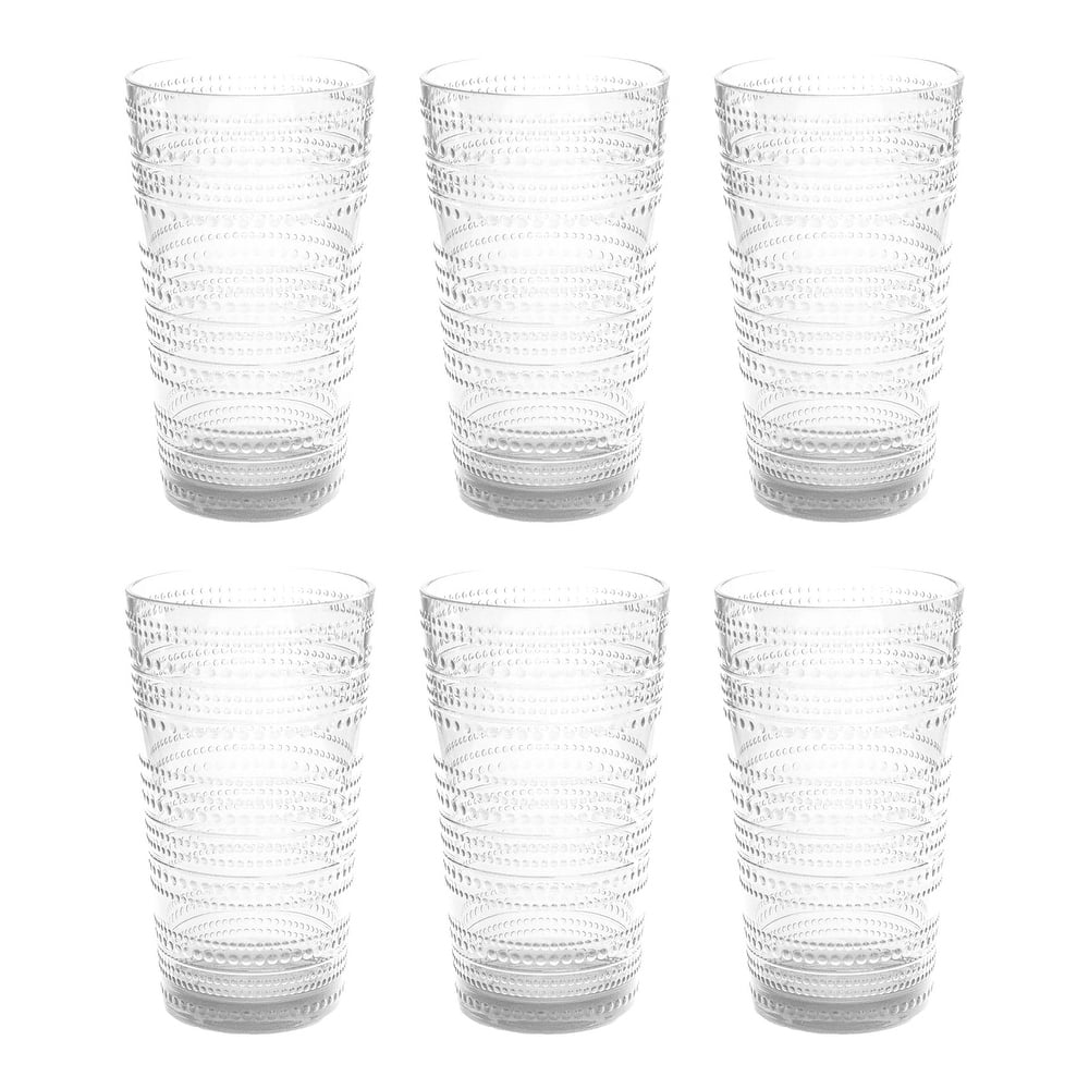 Beaded Jumbo, Clear, 16 oz