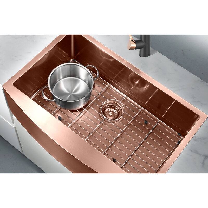 HIGOLD 33'' L Rectangle Single Bowl Stainless Steel Kitchen Sink