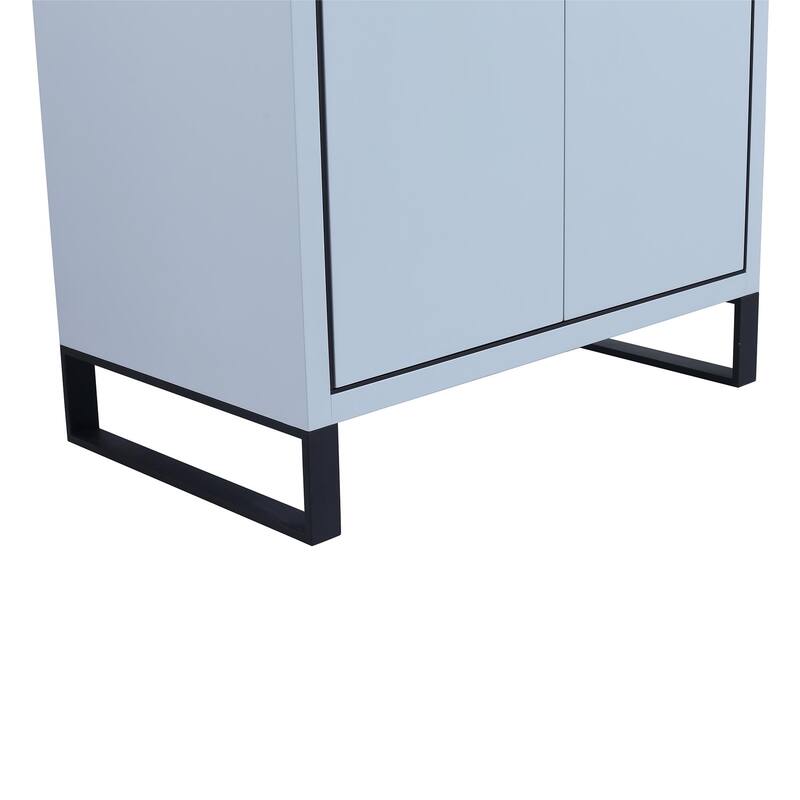 Fine Fixtures Opulence Collection Bathroom Vanity with White Ceramic Sink