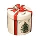 preview thumbnail 1 of 5, Spode Christmas Tree 2 Piece Gift Box - 4 " Red Gift Box