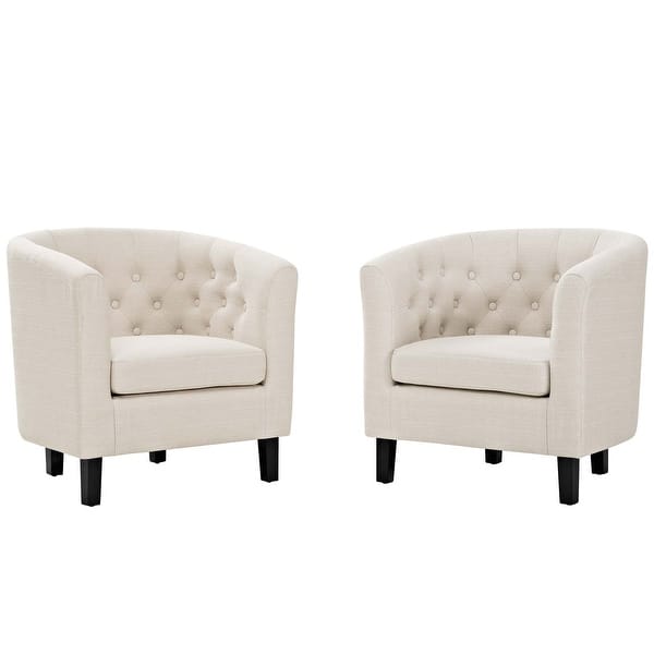 slide 21 of 55, Prospect 2 Piece Upholstered Fabric Armchair Set Beige