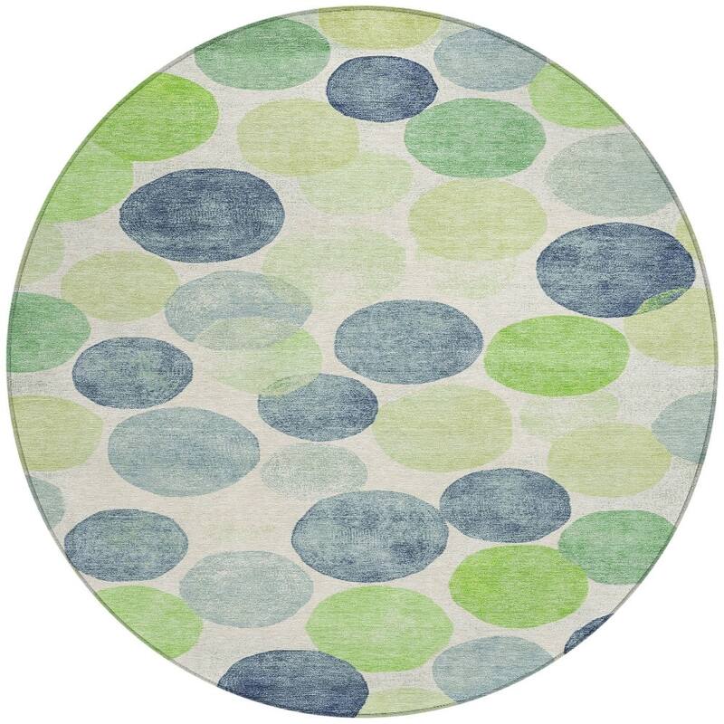 HomeRoots Geometric Transitional Rectangle Outdoor Rug
