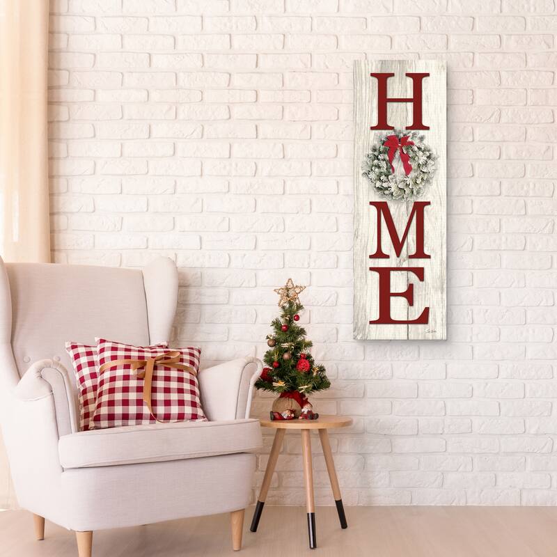 Christmas Home Canvas Art Print