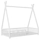 preview thumbnail 26 of 38, Metal house triangular structure platform bed