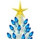 preview thumbnail 4 of 5, Ceramic Christmas Tree Replacement Lights 108 Blue Bulbs 3 Stars