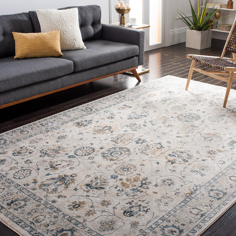 SAFAVIEH Dream Manjula Vintage Traditional Oriental Rug - 4' x 6' - Ivory/Light Beige