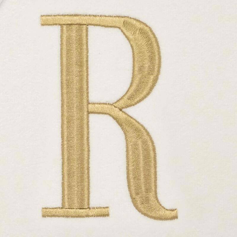 Avanti IVR/GLD Monogram 3-Piece Towel Set