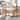 Orchard Bohemian Upholstered Rattan Dining Chair-White/Natural Brown