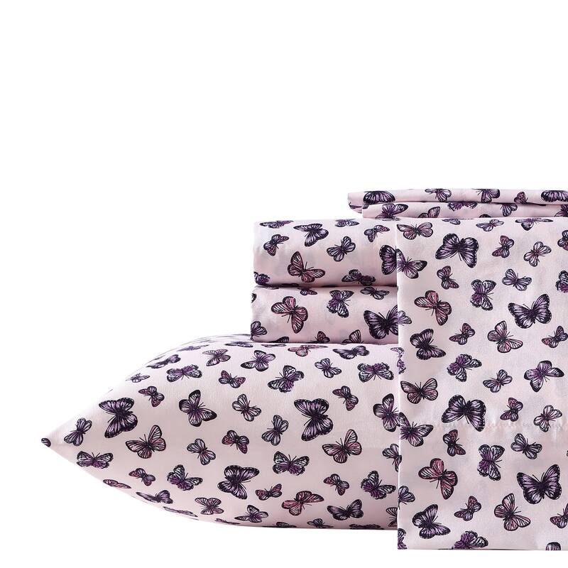 Betsey Johnson Printed Cozy Bonus Sheet Set