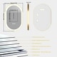 preview thumbnail 16 of 85, Gold Aluminium Alloy Frame Illuminated LED Bathroom Mirror