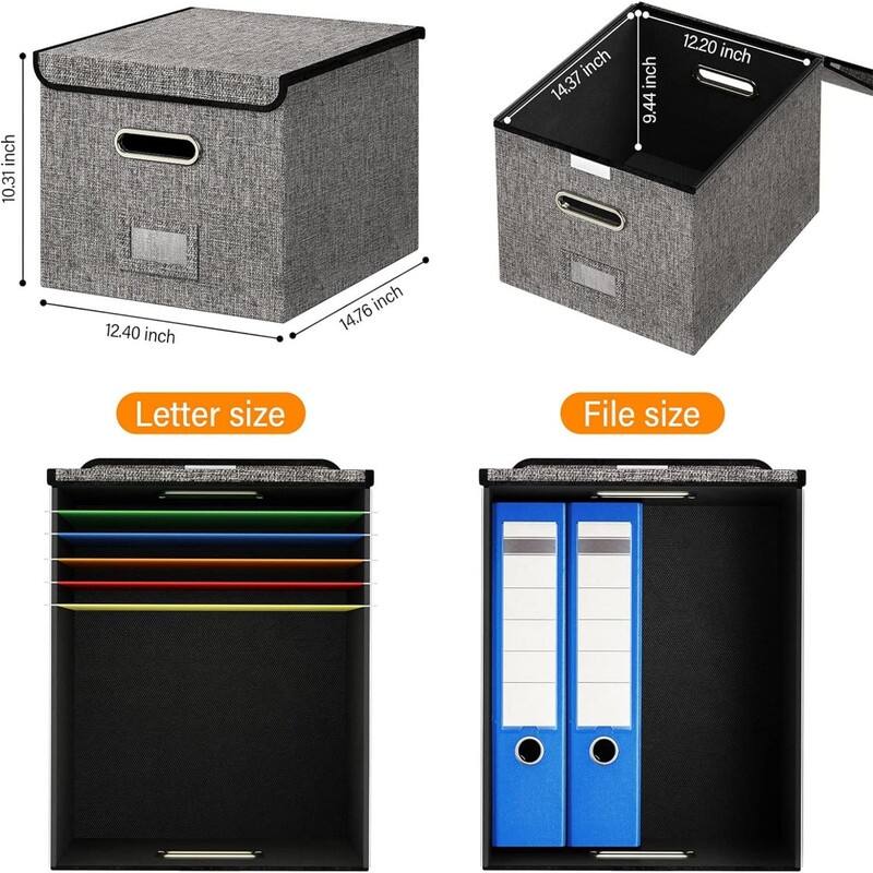 File Organizer Box with Lid 1 Pack Bed Bath & Beyond 39426911