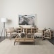 preview thumbnail 22 of 22, Arelius Light Brown Solid Wood w/ Black Metal Frame End/Side Table