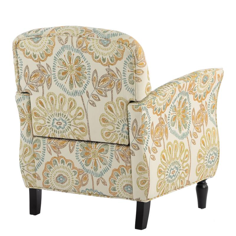 GDFStudio - Fabric Upholstered Accent Chair with Birch Legs