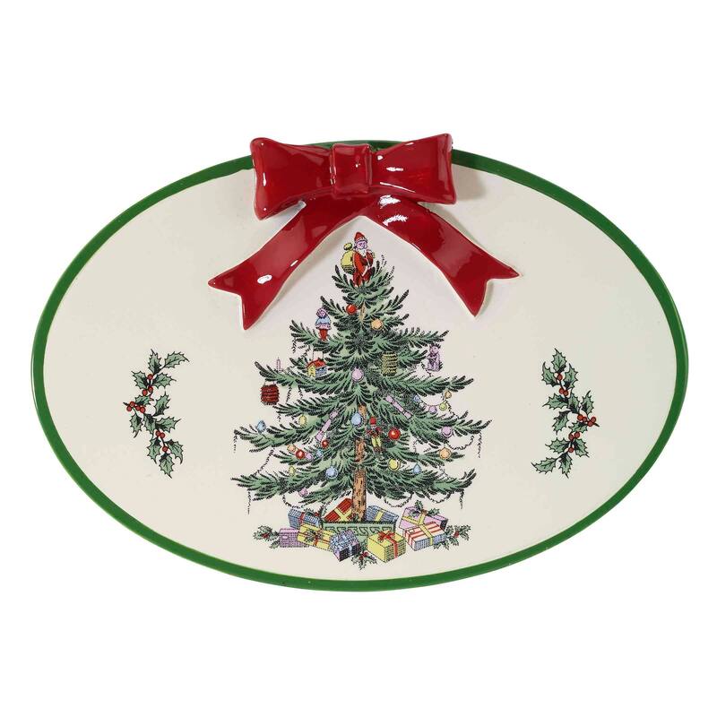 Spode® Christmas Tree Soap Dish - Red - Soap Dish