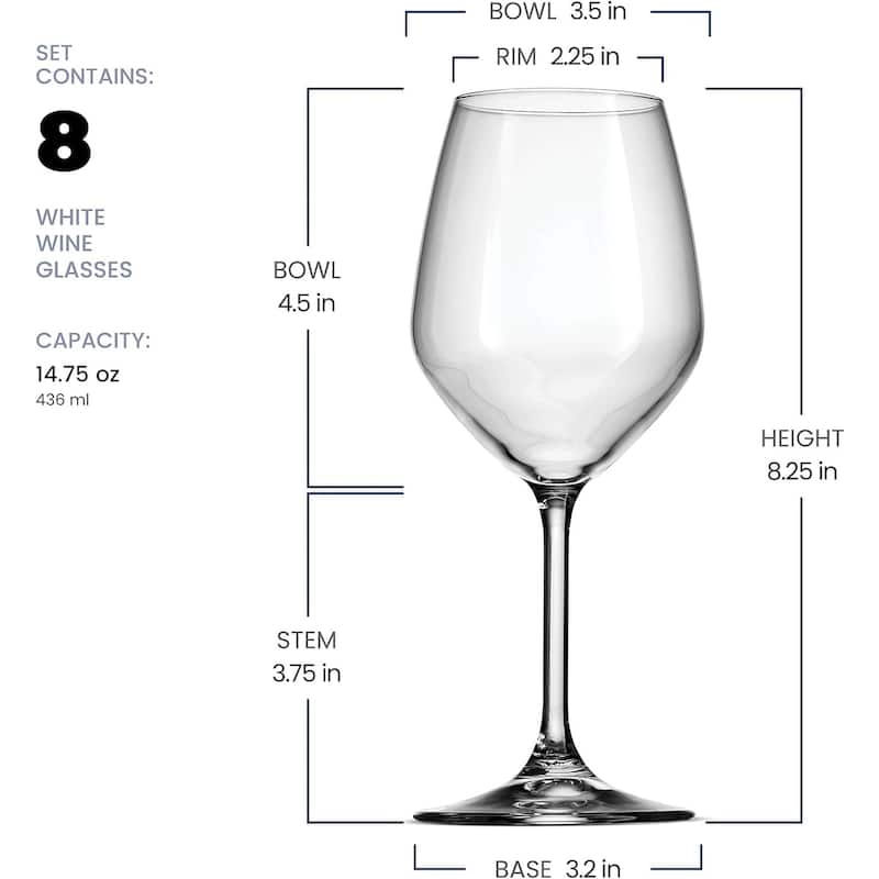 Bormioli Rocco Restaurant Wine Glasses