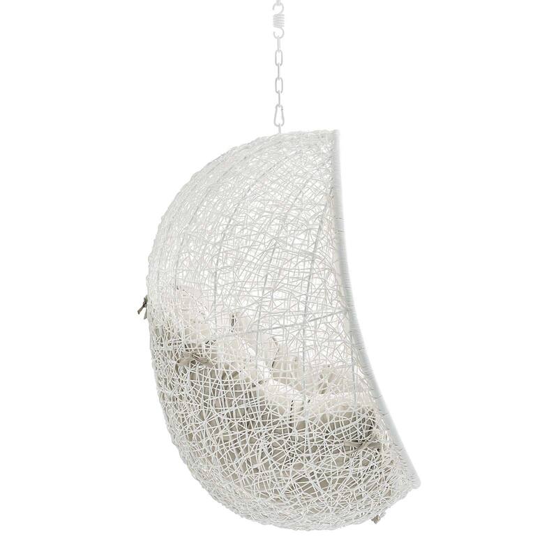 Hide Sunbrella Fabric Swing Outdoor Patio Lounge Chair without Stand