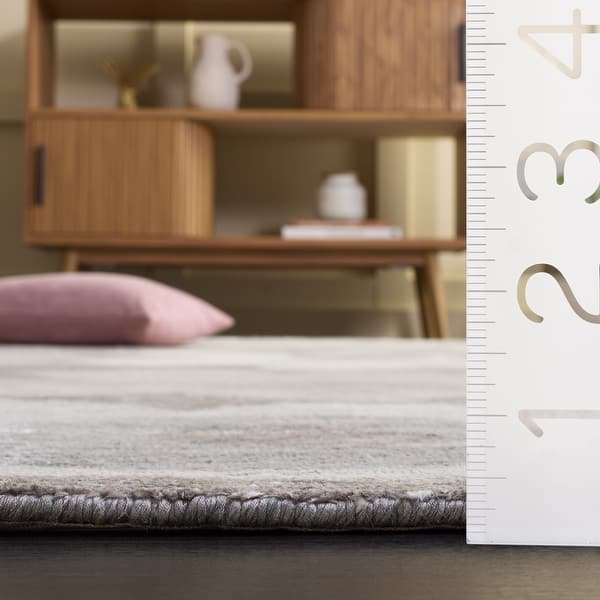 dimension image slide 0 of 2, SAFAVIEH Couture Hand-knotted Tibetan Ljerka Modern Wool Rug
