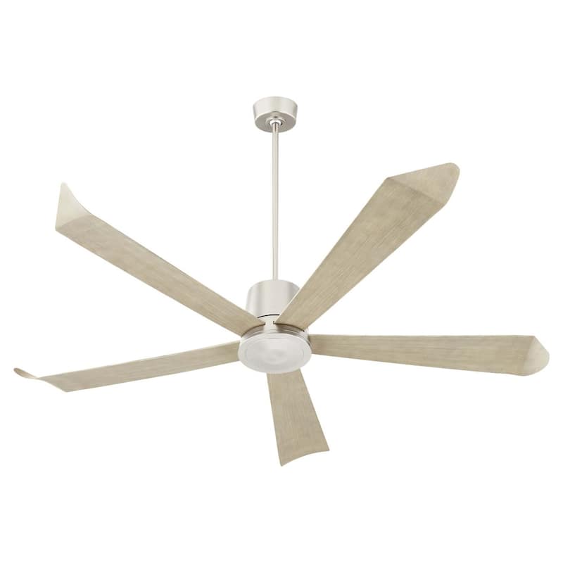 Quorum International 82725 Rova 72" 5 Blade Indoor / Outdoor Ceiling - Satin Nickel