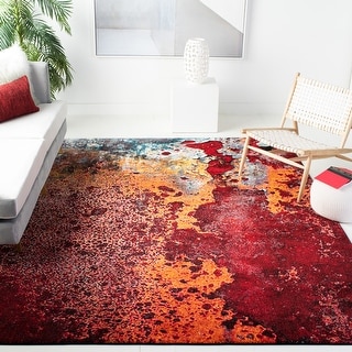 SAFAVIEH Glacier Liliana Watercolor Modern Abstract Rug