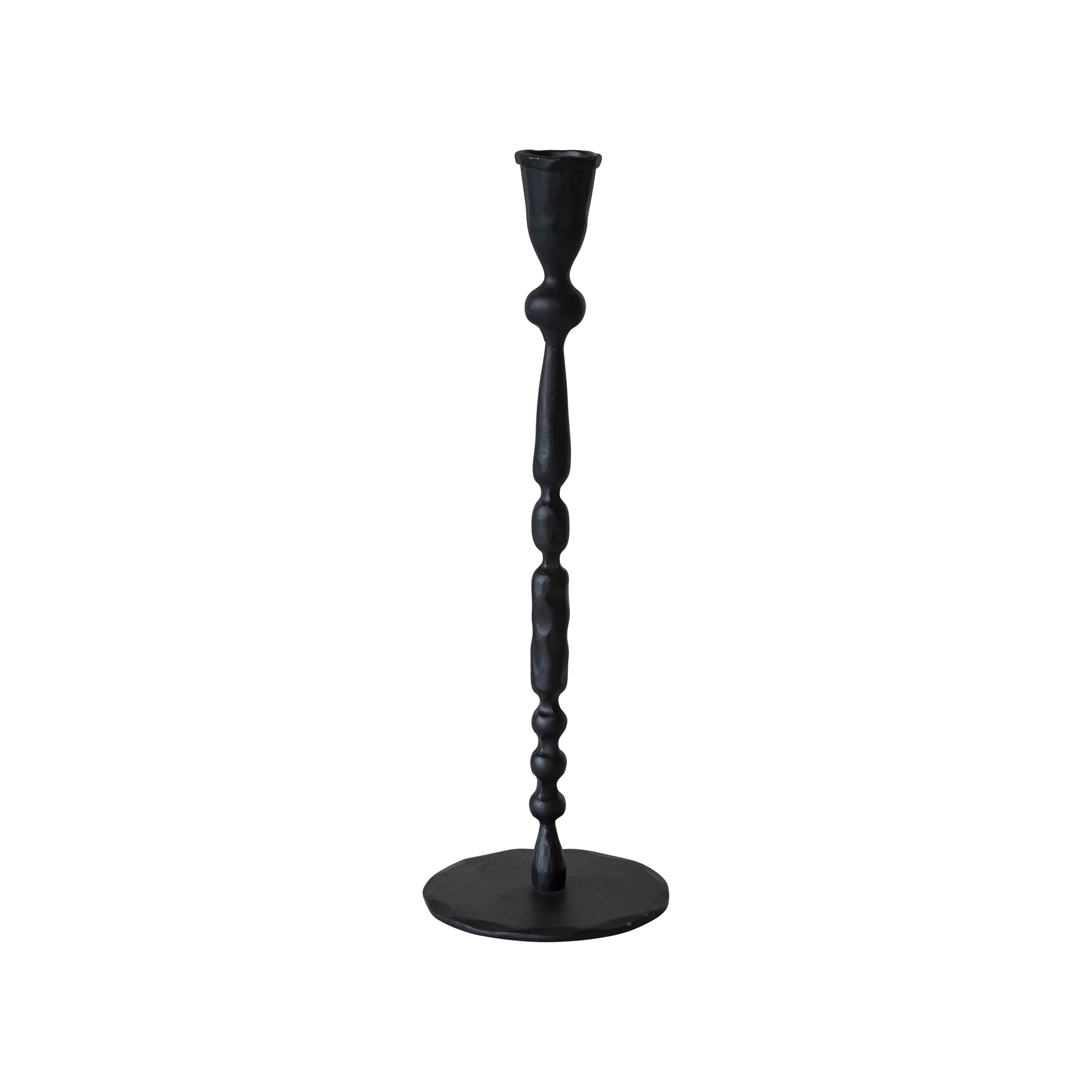 Decorative Hand-Forged Metal Taper Holder