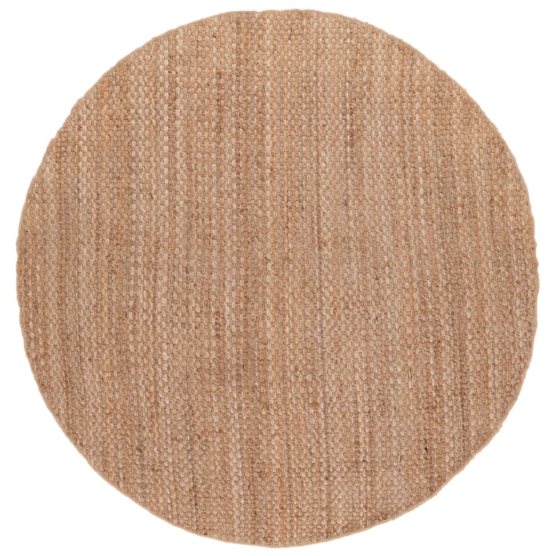 SAFAVIEH Hand-Woven Natural Fiber Janene Casual Jute Rug - 6' Round - Natural