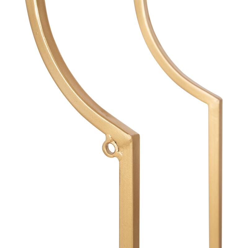 Kate and Laurel Ciel Metal Wall Shelf