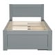 preview thumbnail 8 of 34, Twin/Full Size Platform Bed,Wooden Storage Bed Frame,Nosie Free
