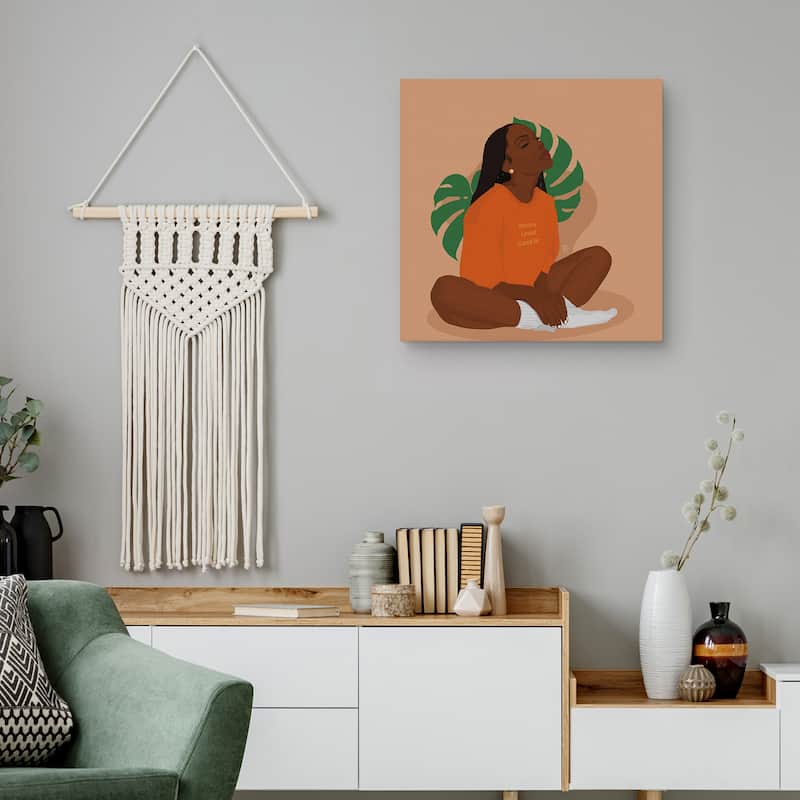 Worthy Loved Cared For by Princella Canvas Art Print