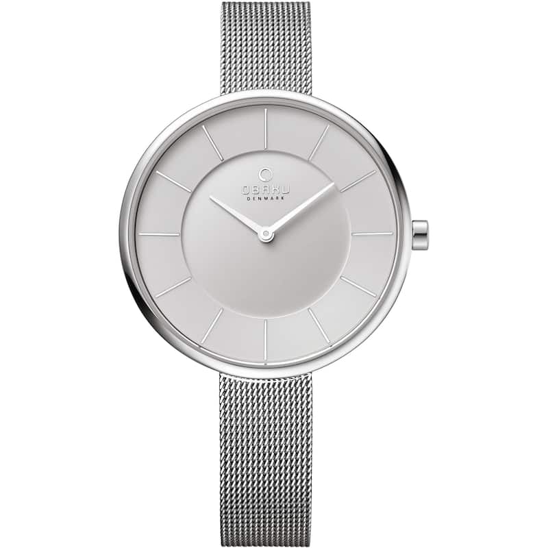 Obaku Women's Sand White Dial Watch - V185LXCIMC - 6 (36)
