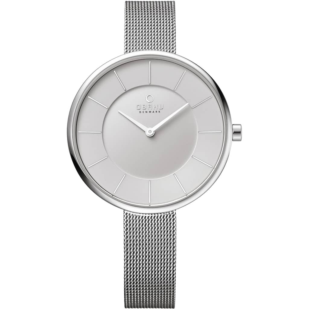 Obaku Women's Sand White Dial Watch - V185LXCIMC - 6 (36)