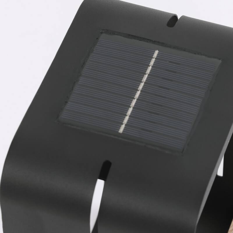 4 Pack Solar Rectangle Frame Integrated LED Sensor Outdoor Wall Light