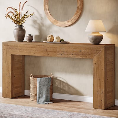 63-Inch Long Console Table for Entryway