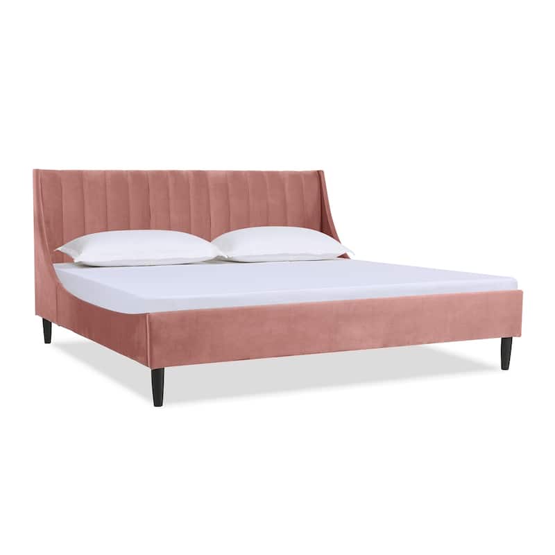 Aspen Vertical Tufted Upholstered Platform Bed