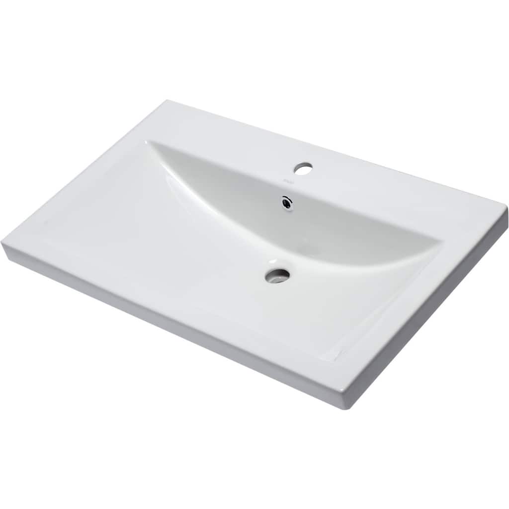 Eago 31-1/2" Drop In Bathroom Sink with Overflow