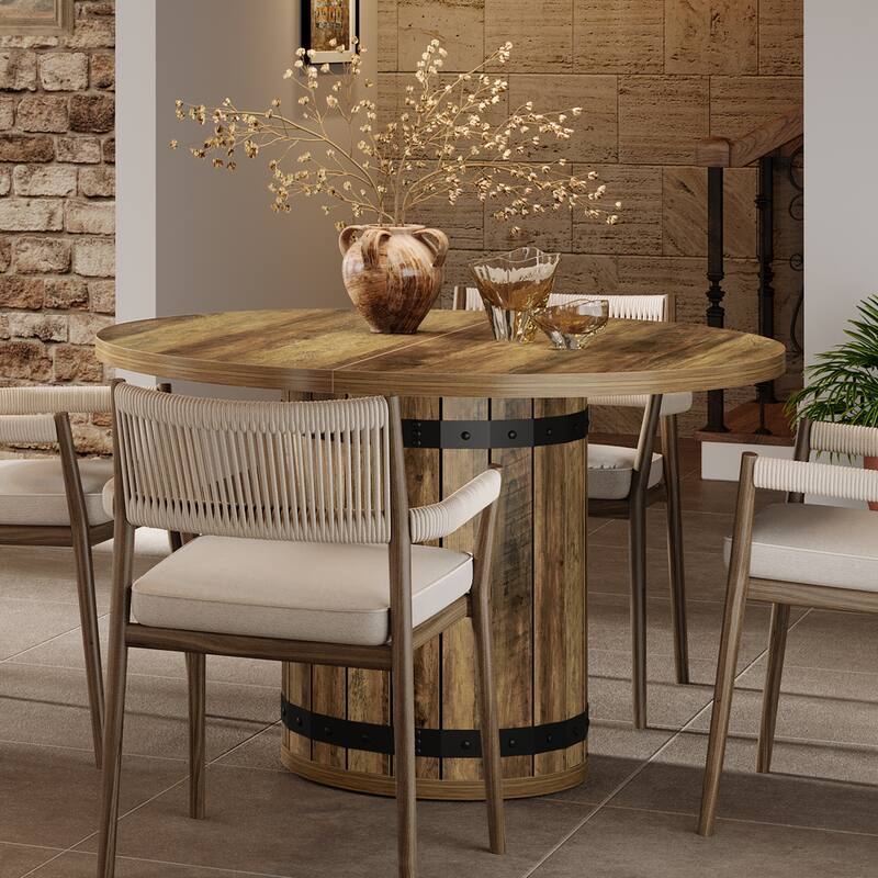 Farmhouse Dining Table, Kitchen Table, Living Room Accent Dining Table