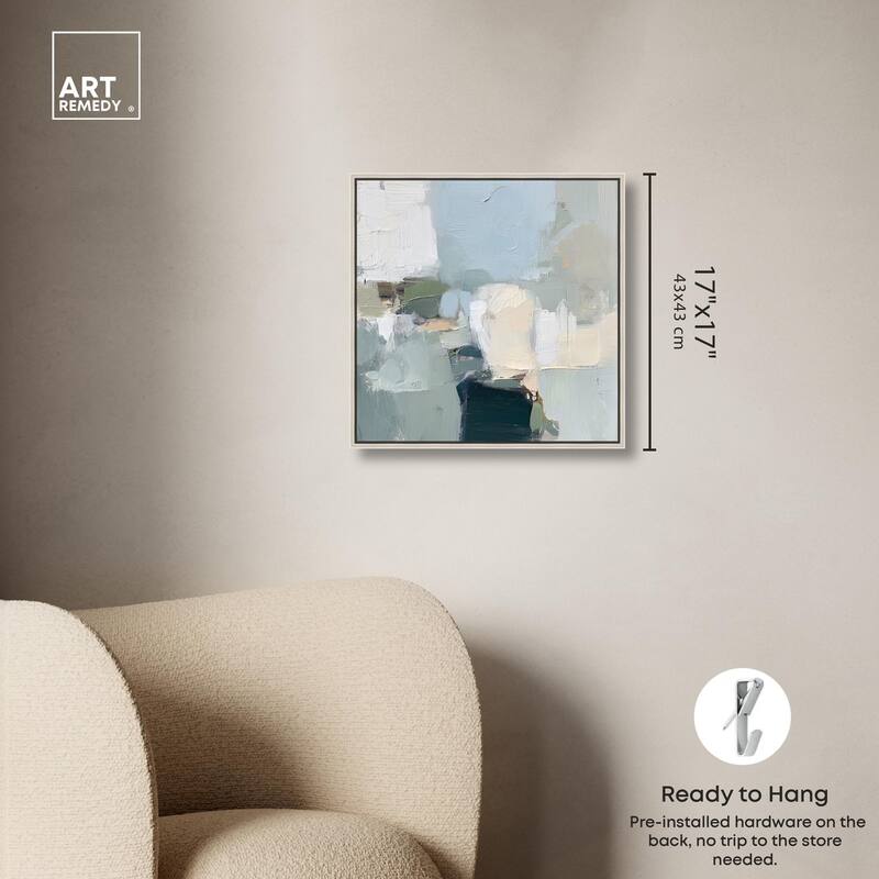 Seafoam and Sand I Canvas by Art Remedy