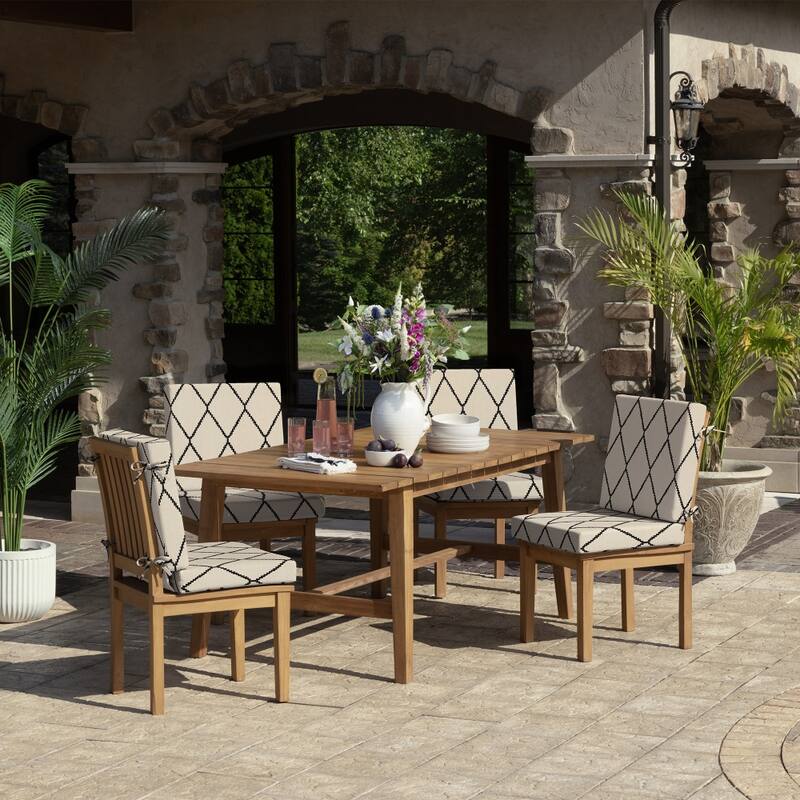 ARDEN Foam Outdoor Dining Chair Cushion, 20 x 20