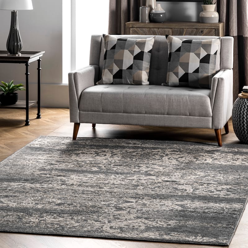 Nuloom Freja Faded Floral Area Rug