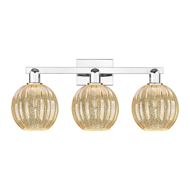 Innovations Lighting 716-3W-12-26 Preston Vanity Preston 3 Light 26" - Polished Chrome / Mercury