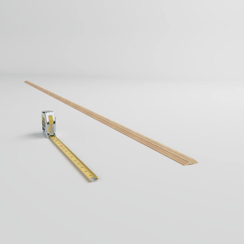 WM1217: 1/2-in D x 1-1/2-in W x 96-in L Americraft Solid Hardwood Stain Grade Panel Moulding