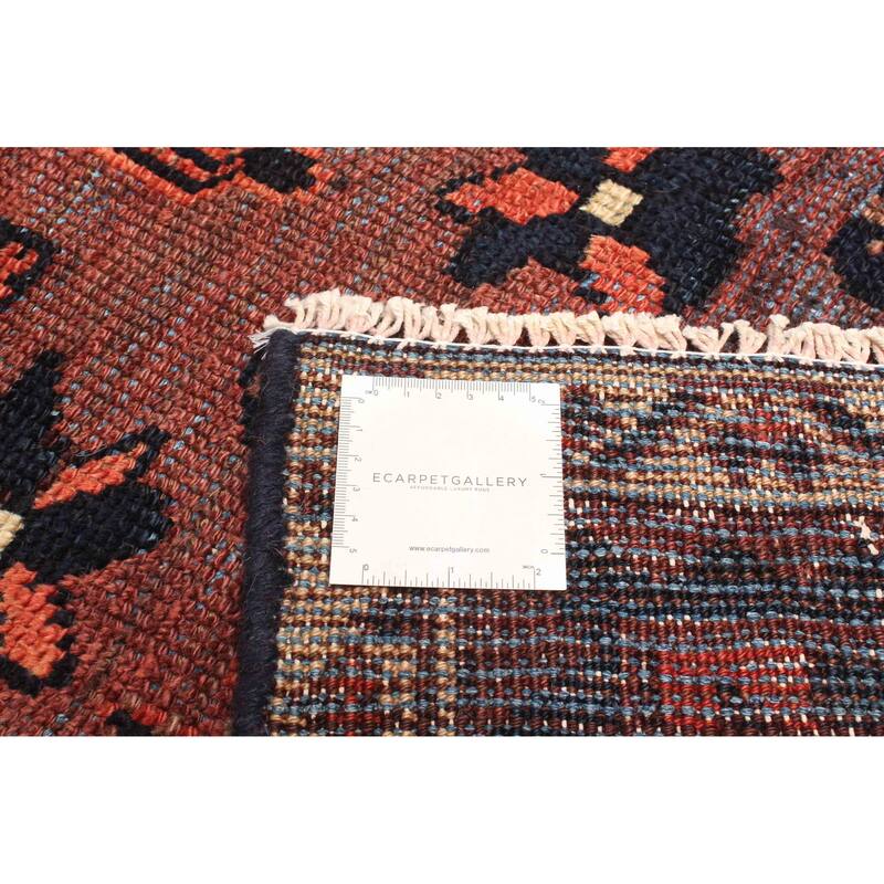 ECARPETGALLERY Hand-knotted Konya Anatolian Dark Brown Wool Rug - 4'6 x 6'0