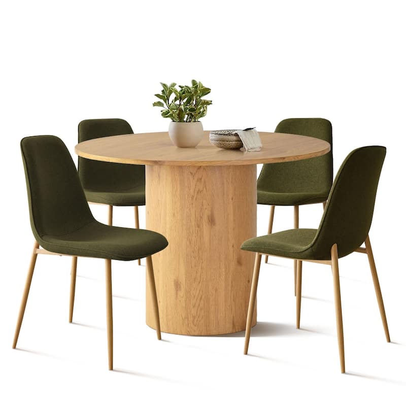 5-Piece Round Dining Table Sets