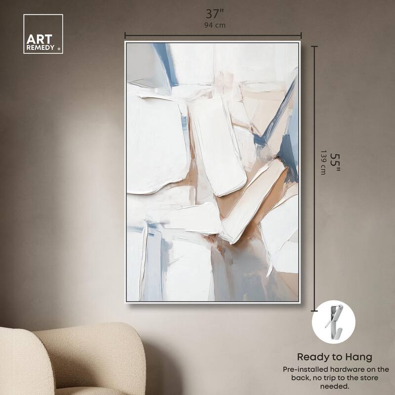 Bone and Beige II Canvas by Art Remedy